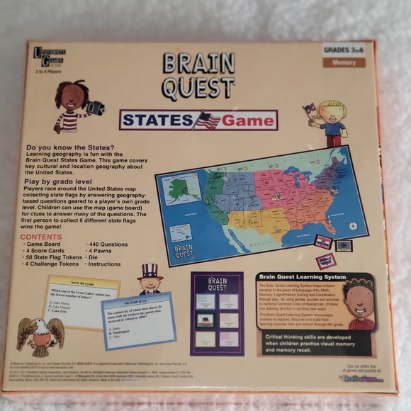 Brain Quest - States Game - Picture 5 of 7